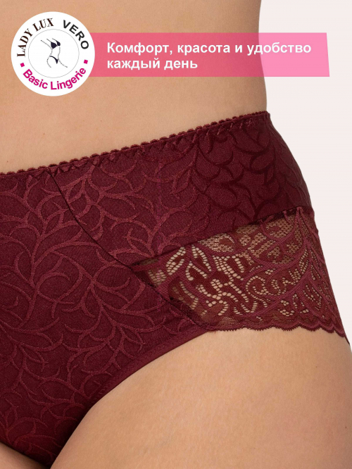 Леди Люкс Трусики 0766-78 Бургундское вино в СПб