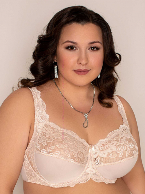 LADY LUX Бюстгальтер 296, 296 maxi, 297, 297 maxi Серебристый пион, размеры объём до 120E в СПБ