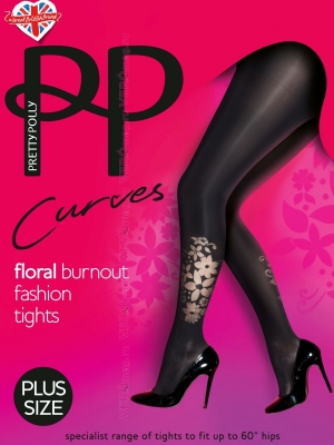 Колготки Pretty Polly ARY7 Flower Placement Tights с цветочным узором