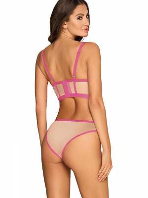 Бюстгальтер и трусики Обсессив NUDELIA фото 8