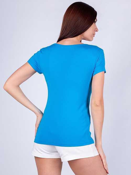 Футболка Oxouno OXO 0279 KULIR 02 Slim fit U-вырез в интернет-магазине VeroMag.RU фото 4