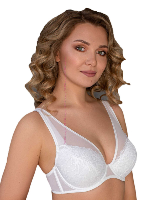 Леди Люкс Бюстгальтер 280-180 Белый, нижнее бельё