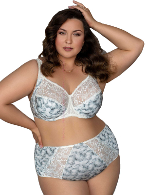 Комплект женского нижнего белья Леди Люкс бюст 296/296 maxi/297-440 с трусами 0029-440 коллекция Нефрит в Челябинске
