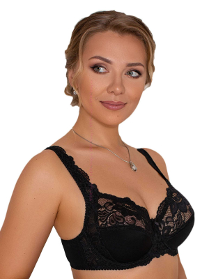 LADY LUX Бюстгальтер 296 Черный в МСК