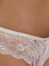 LADY LUX Трусики 3038-99 Розовый жемчуг бочок